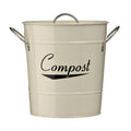 Orsina Cream Coronet Compost Bin – Galvanised Steel Countertop Bin