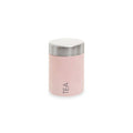 Orsina Liberty Tea Canister – Pink Enamel Stainless Steel Storage