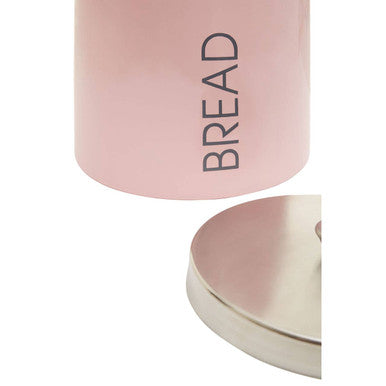 Orsina Liberty Bread Bin – Pink Stainless Steel Kitchen Storage Box