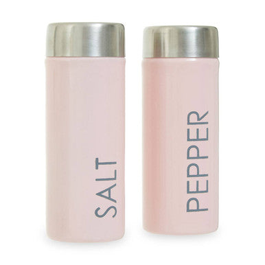 Orsina Liberty Light Pink Enamel Salt and Pepper Set – Stainless Steel