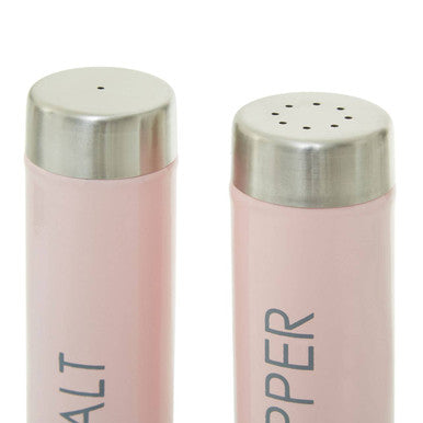 Orsina Liberty Light Pink Enamel Salt and Pepper Set – Stainless Steel