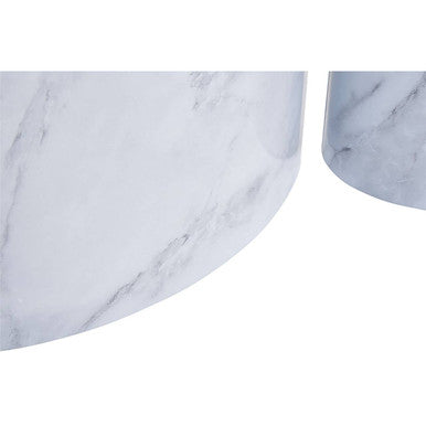 Orsina Easton 4-Piece Marble Effect Kitchen Storage Canister Set