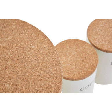 Orsina Easton 5 Piece Kitchen Storage Set – Cream Bread Bin & Canisters