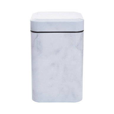 Orsina Easton 5-Piece Kitchen Storage Set – White Marble Effect Metal