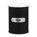 Orsina Liberty Black Enamel Tea Canister – Airtight Kitchen Storage