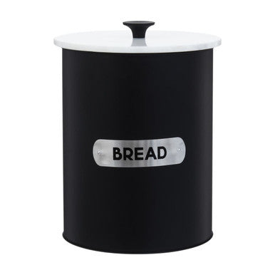 Orsina Liberty Black Enamel Bread Bin – Airtight Kitchen Storage