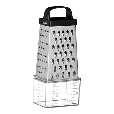 Orsina 4-Sided Stainless Steel Cheese Grater with Collection Box