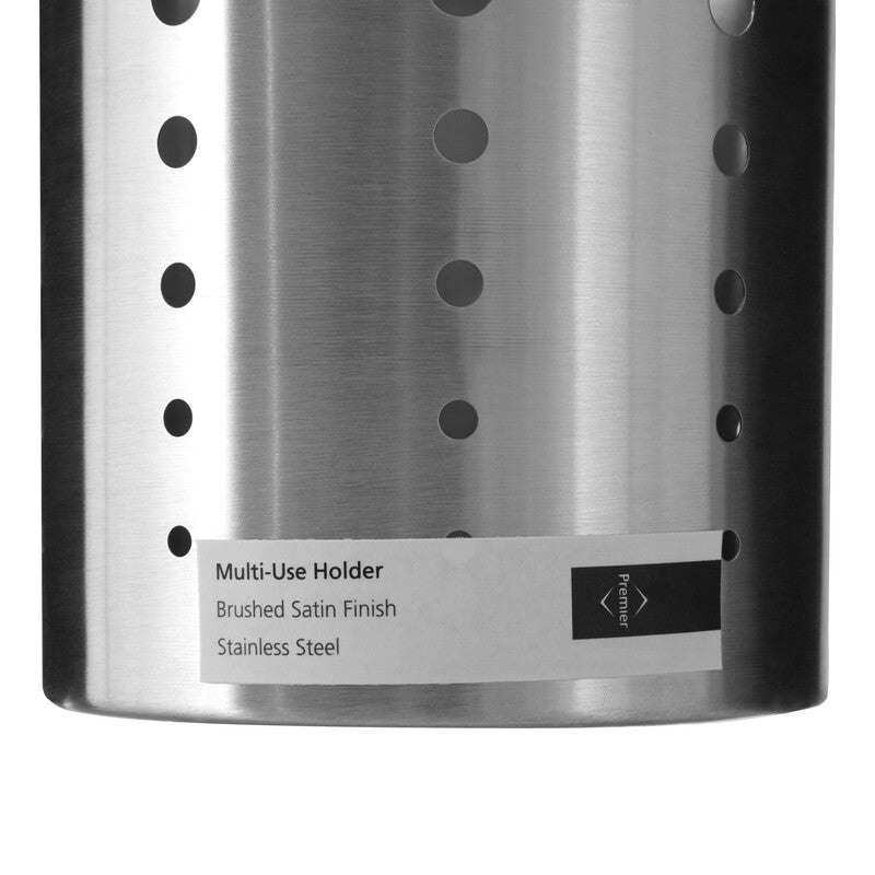 Orsina Satin Stainless Steel Cutlery Caddy – Kitchen Drying Organizer