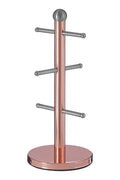 Orsina Mug Tree – 6 Cup Copper Finish Countertop Storage Organizer