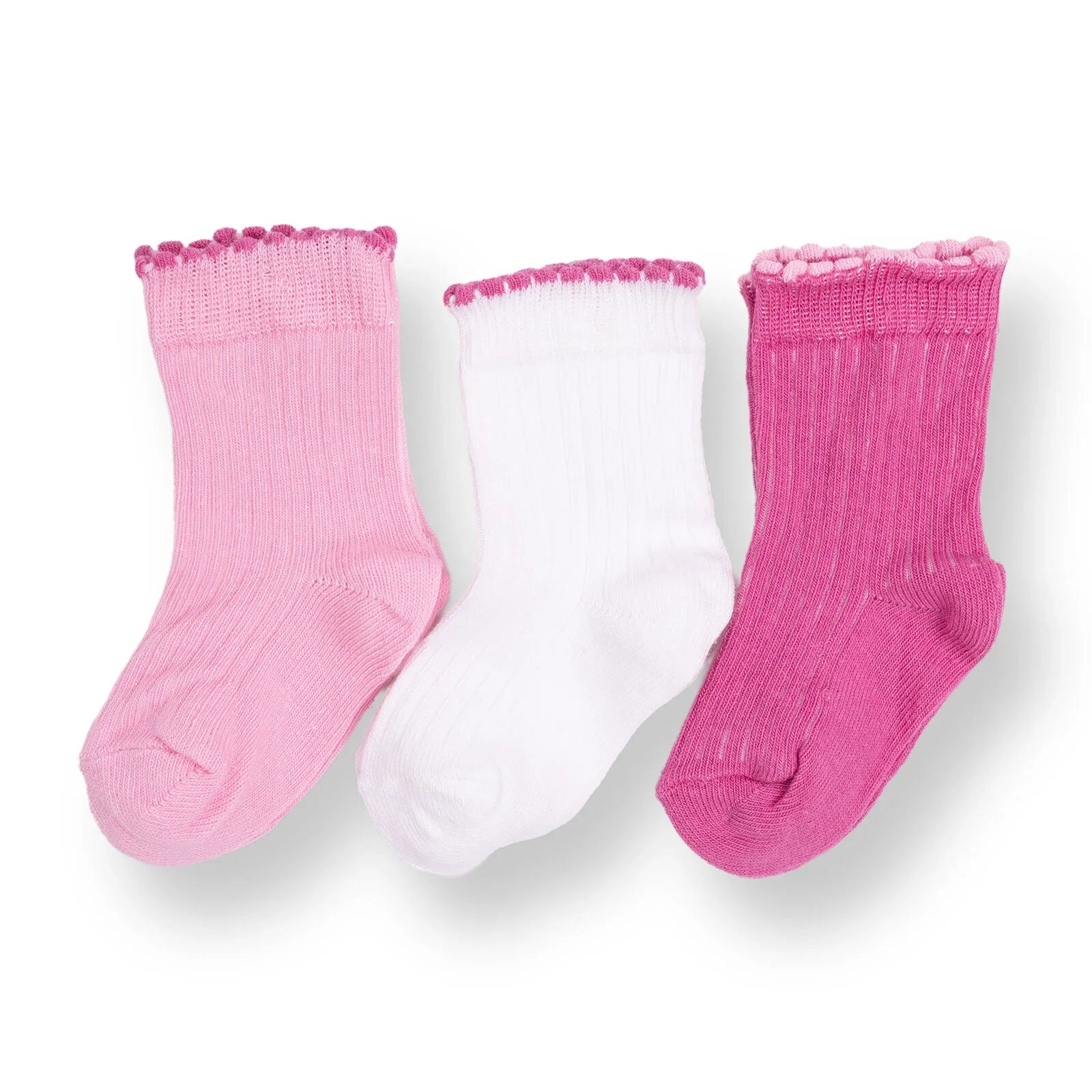 HelloBaby Ankle Socks 3 pcs - Pink