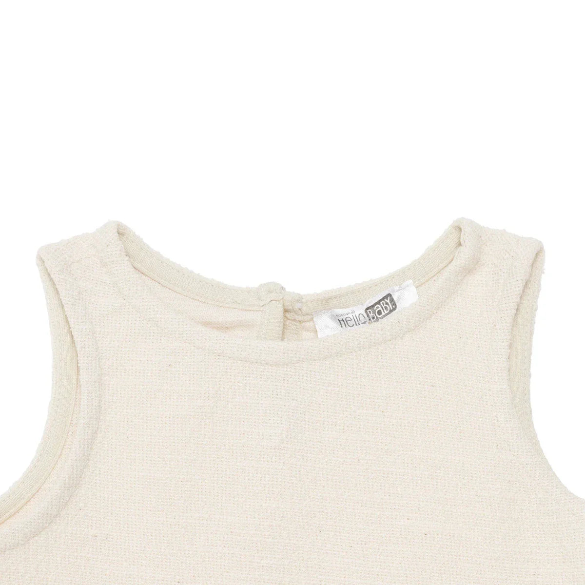 HelloBaby Girls Blouse & Shorts Set Pastel Dreams Crew Neck Short Length Sleeveless - Ecru