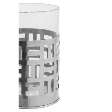 Orsina Nairobi Coffee Mugs – Set of 2 Stainless Steel & Glass Cups