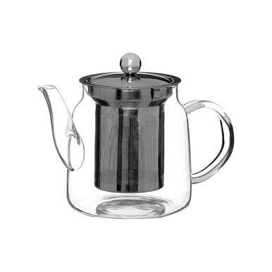 Orsina Fuso Glass Teapot with Infuser – 650ml High Borosilicate