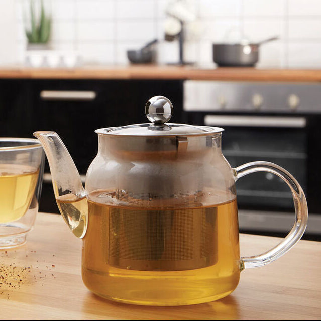 Orsina Fuso Glass Teapot with Infuser – 650ml High Borosilicate