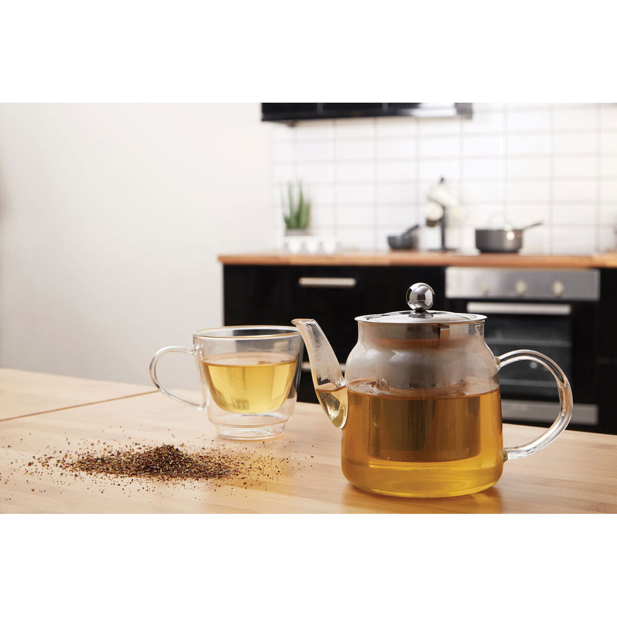 Orsina Fuso Glass Teapot with Infuser – 650ml High Borosilicate