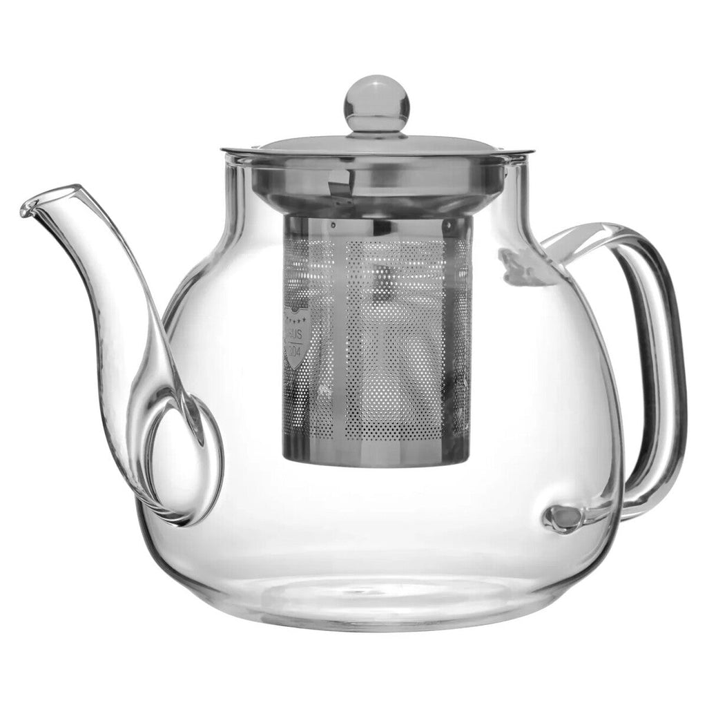 Orsina 1200ml Glass Teapot – High Borosilicate with Stainless Infuser