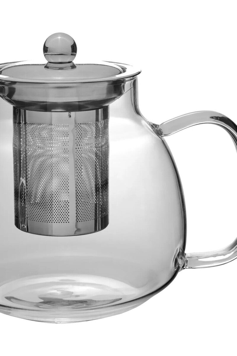 Orsina 1200ml Glass Teapot – High Borosilicate with Stainless Infuser
