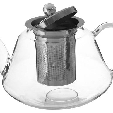 Orsina 1200ml Glass Teapot – High Borosilicate with Stainless Infuser