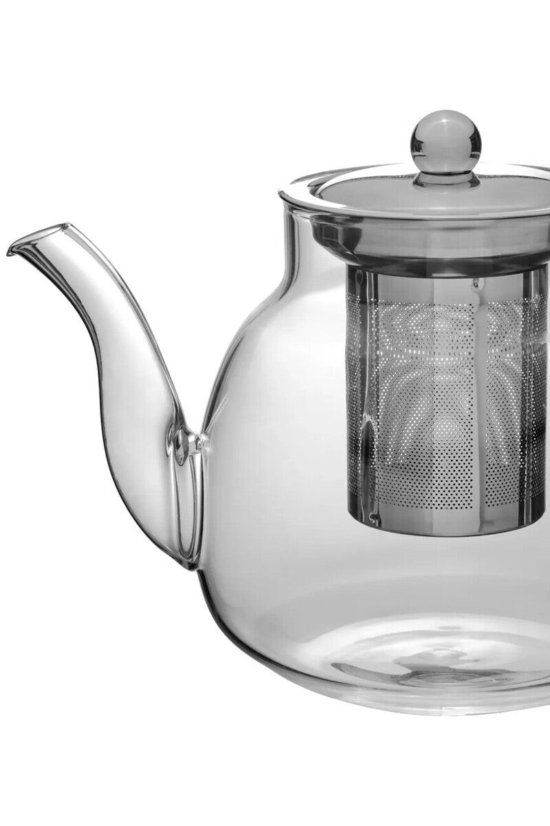 Orsina 1200ml Glass Teapot – High Borosilicate with Stainless Infuser