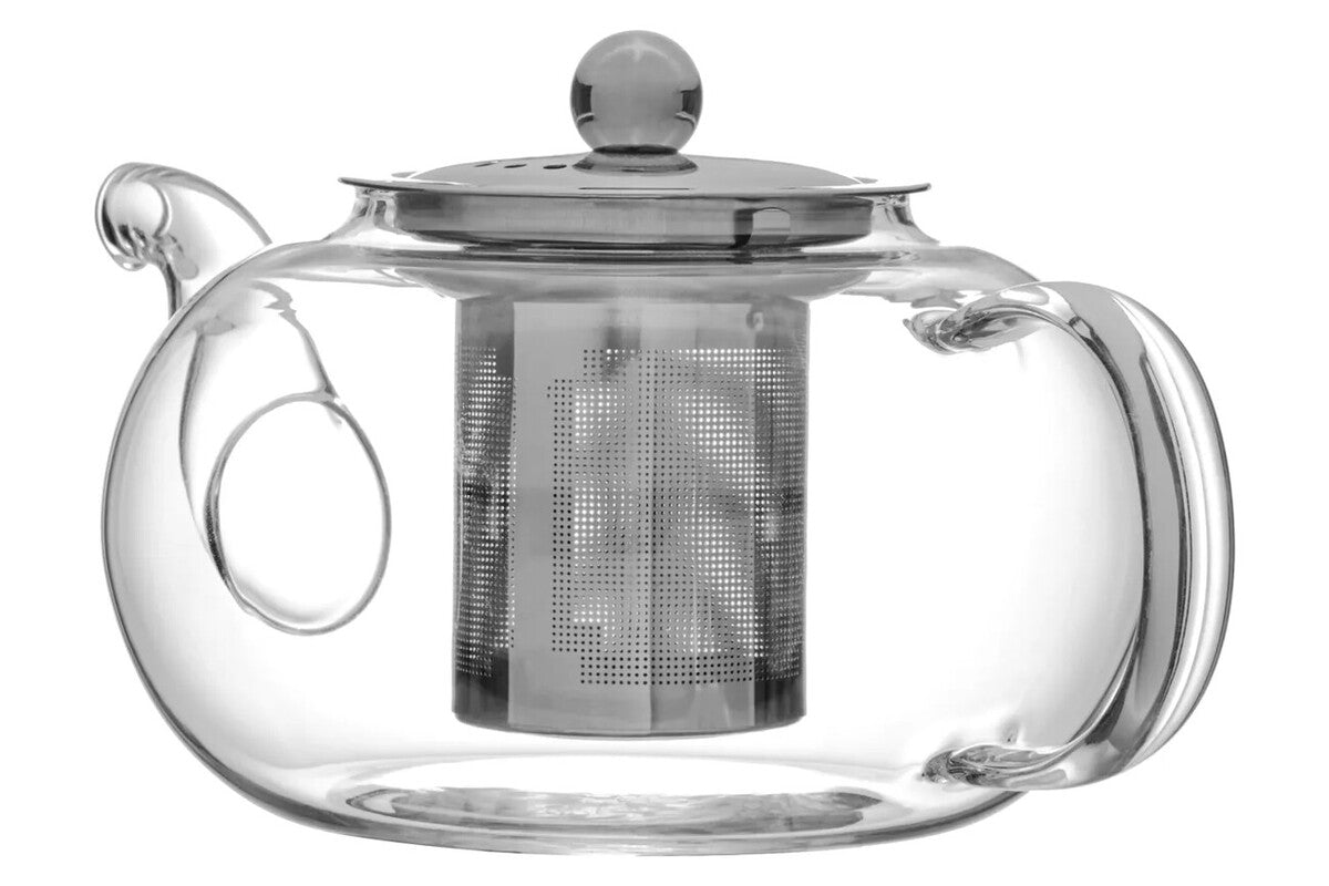 Orsina Fuso 800ml Glass Teapot – Heat Resistant with Steel Infuser