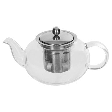 Orsina Fuso 800ml Glass Teapot – Heat Resistant with Steel Infuser