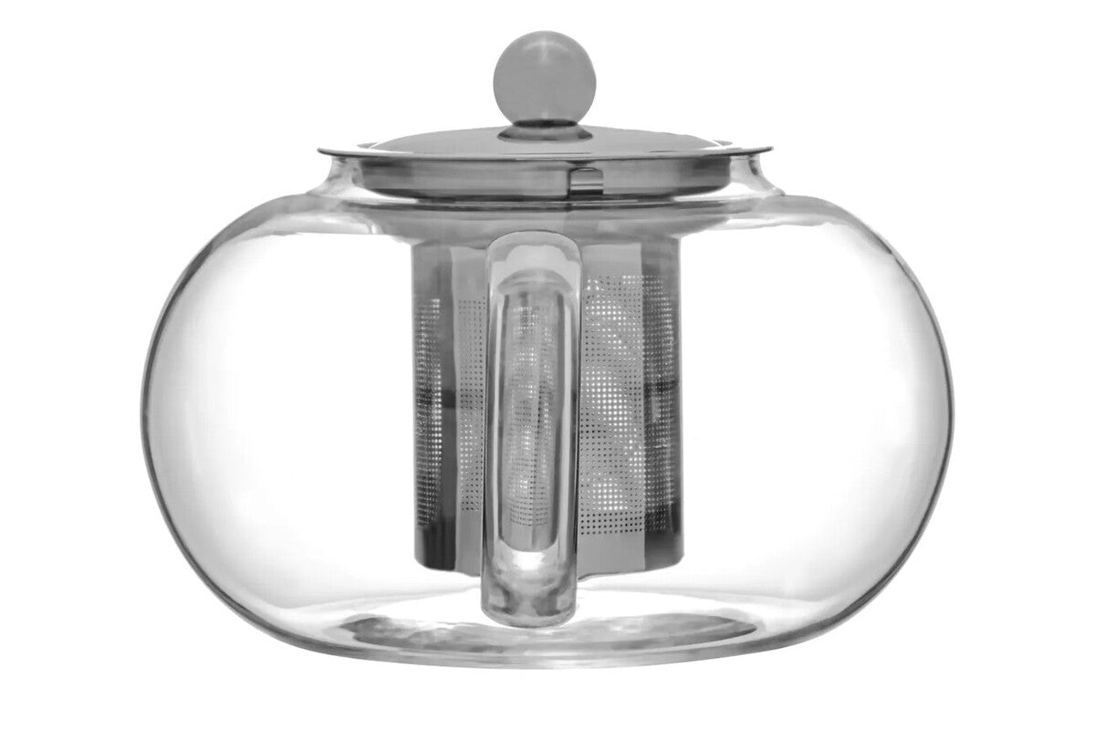 Orsina Fuso 800ml Glass Teapot – Heat Resistant with Steel Infuser