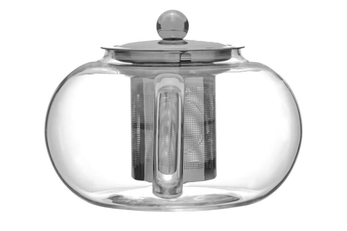 Orsina Fuso 800ml Glass Teapot – Heat Resistant with Steel Infuser