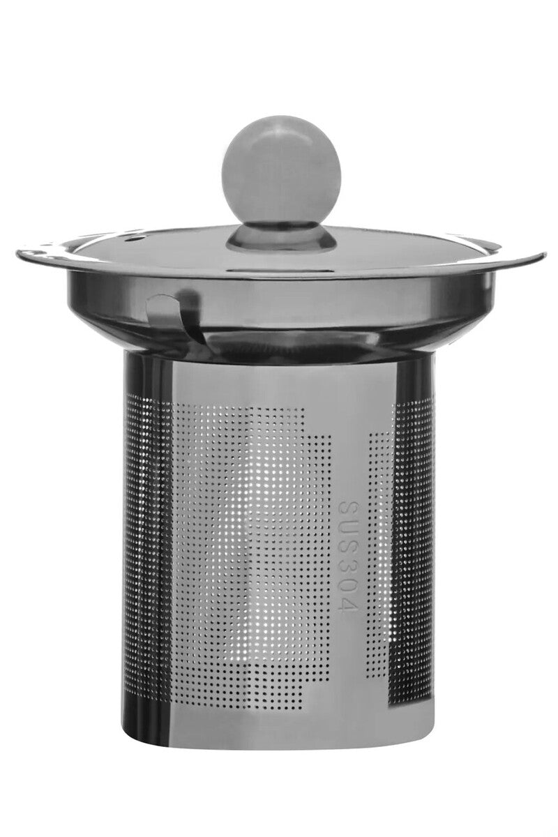 Orsina Fuso 800ml Glass Teapot – Heat Resistant with Steel Infuser
