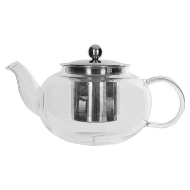 Orsina Fuso 800ml Glass Teapot – Heat Resistant with Steel Infuser