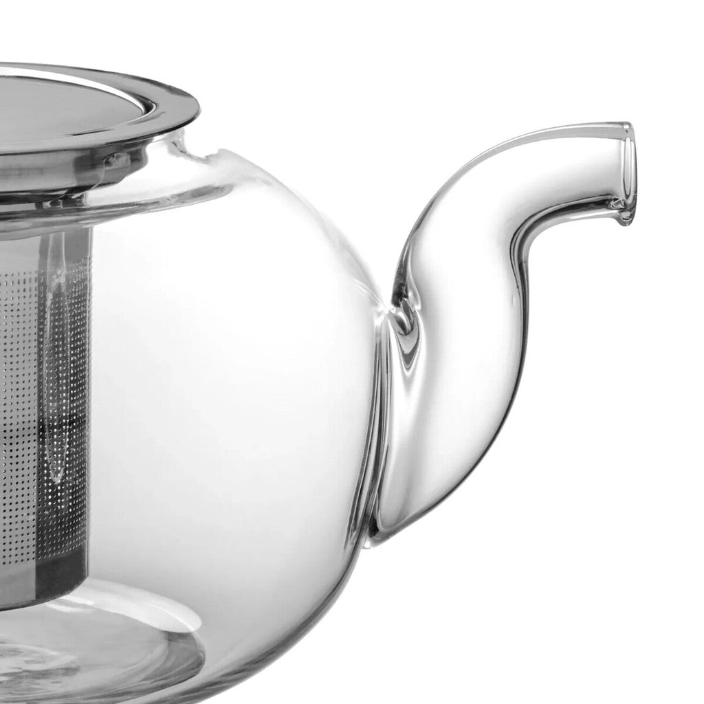 Orsina Fuso 800ml Glass Teapot – Heat Resistant with Steel Infuser