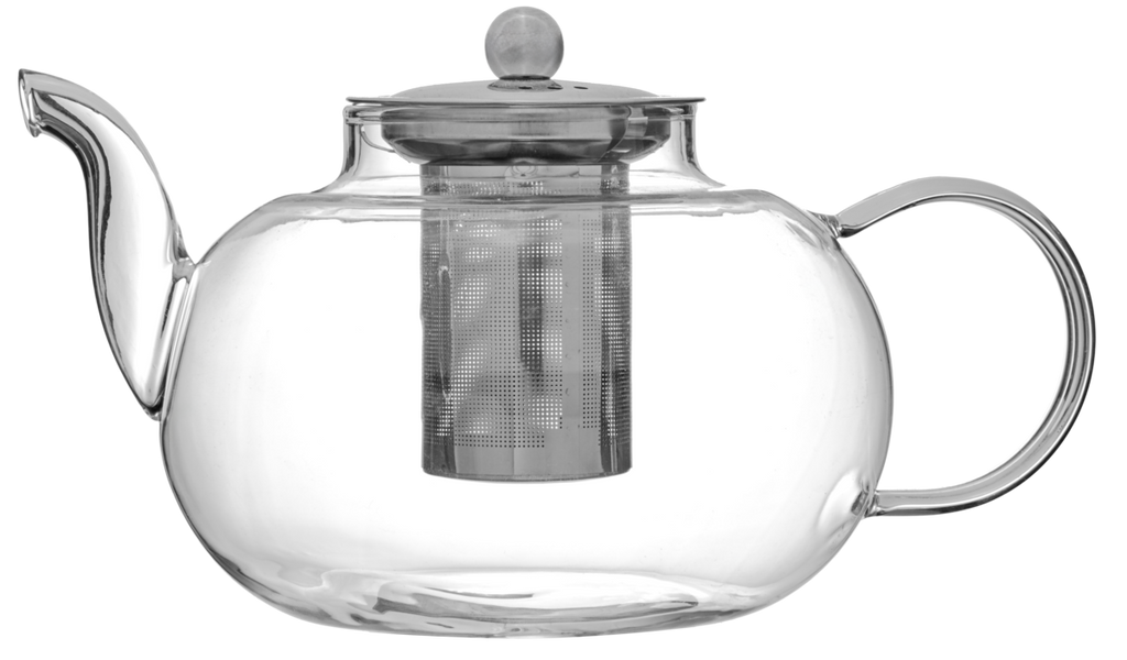 Orsina Fuso Glass Teapot with Infuser – Heat Resistant 1200ml