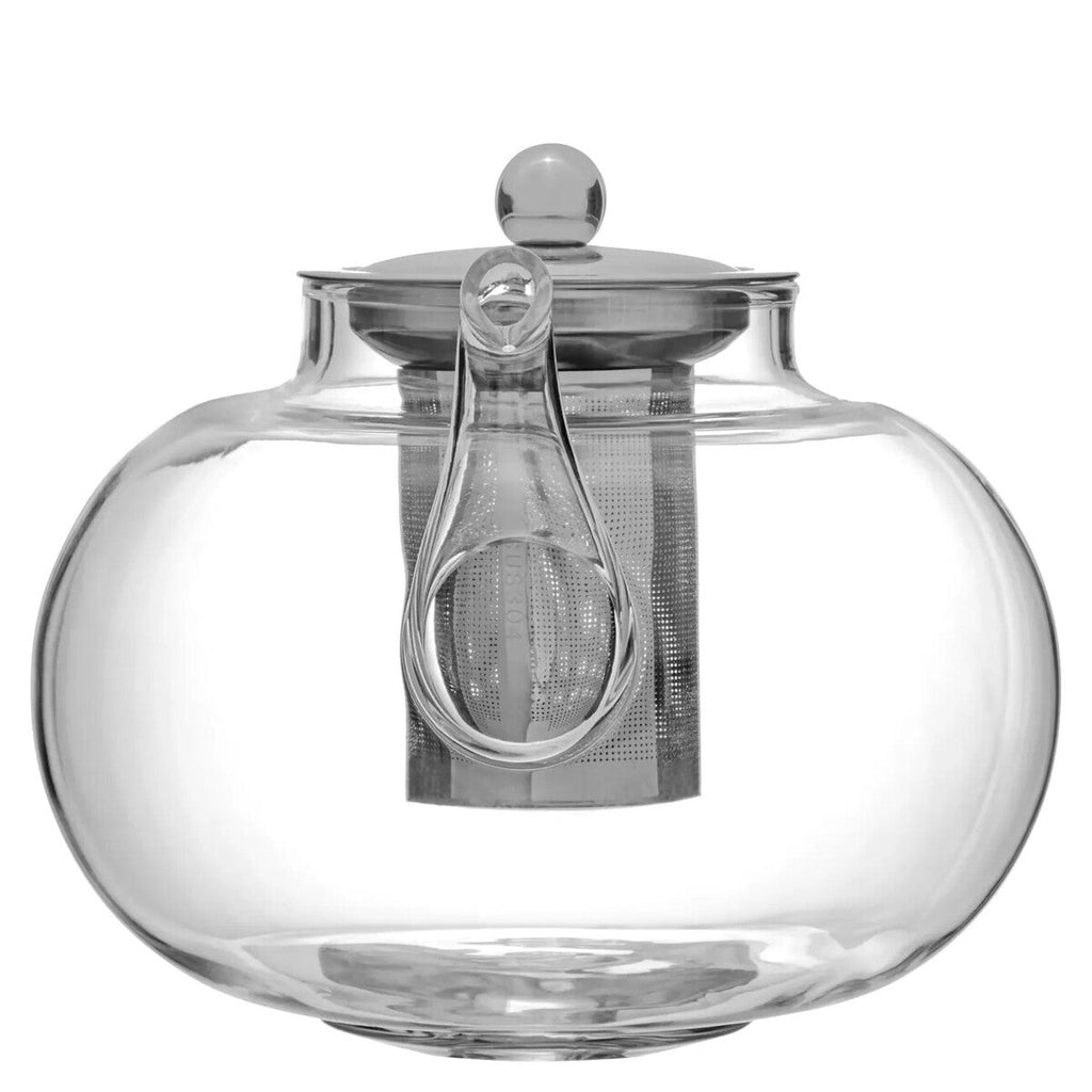 Orsina Fuso Glass Teapot with Infuser – Heat Resistant 1200ml