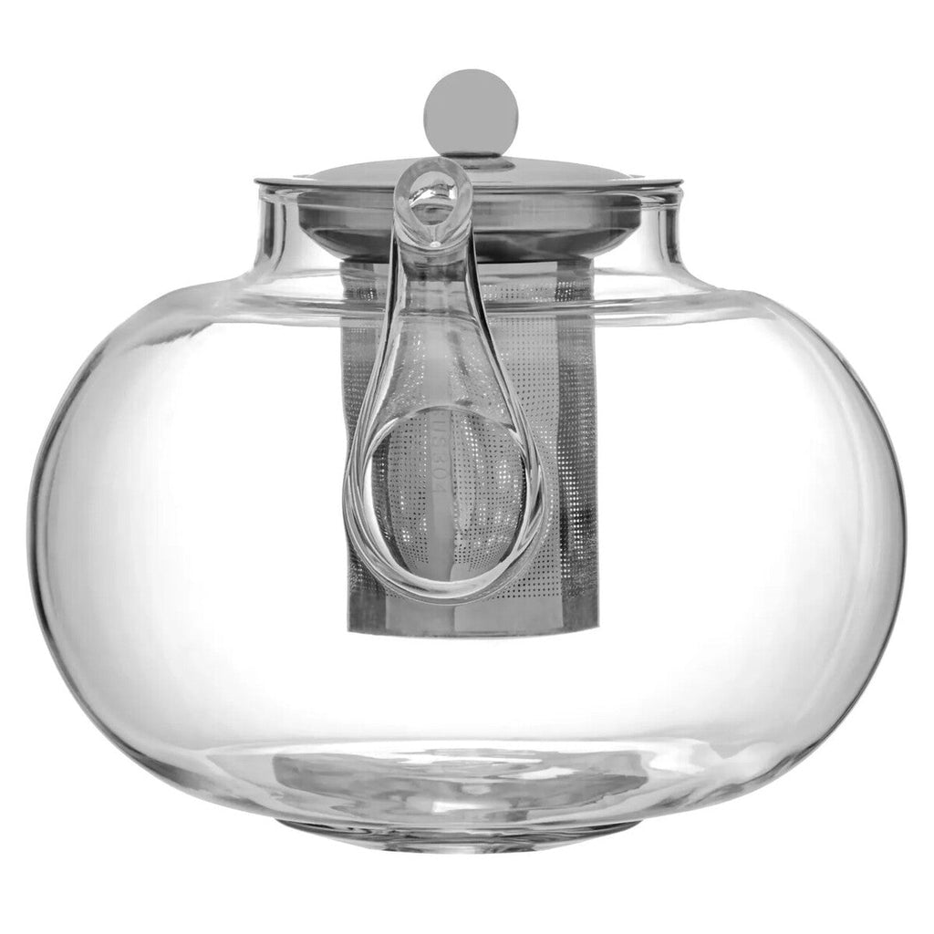 Orsina Fuso Glass Teapot with Infuser – Heat Resistant 1200ml