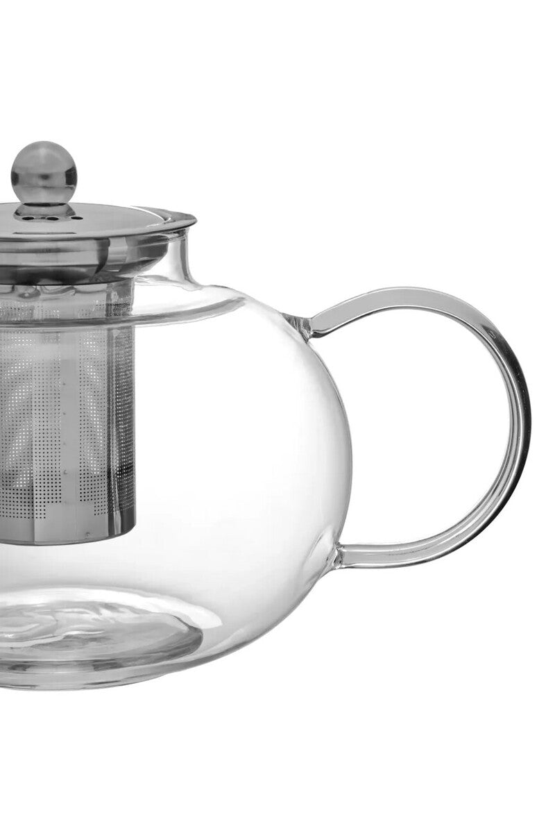 Orsina Fuso Glass Teapot with Infuser – Heat Resistant 1200ml