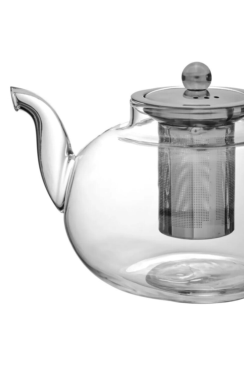 Orsina Fuso Glass Teapot with Infuser – Heat Resistant 1200ml