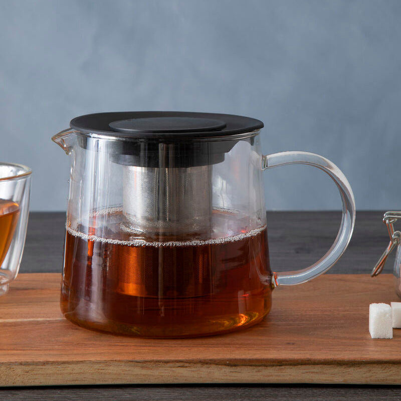 Orsina Miller 1000ml Glass Teapot – Heat Resistant with Infuser