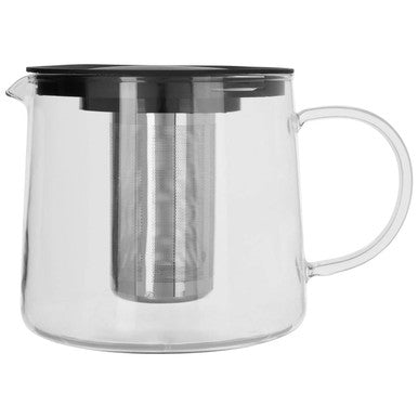 Orsina Fuso 1200ml Glass Teapot – Heat Resistant with Infuser Strainer