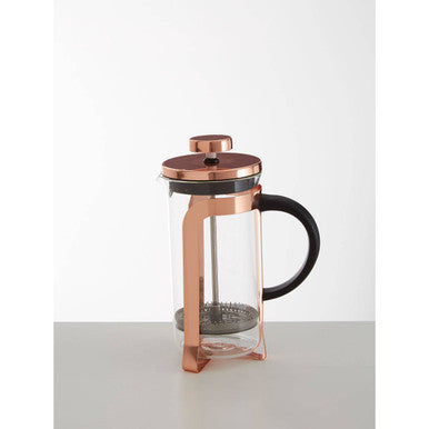 Akeala Rose Gold French Press Coffee Maker – 350ml Borosilicate Glass