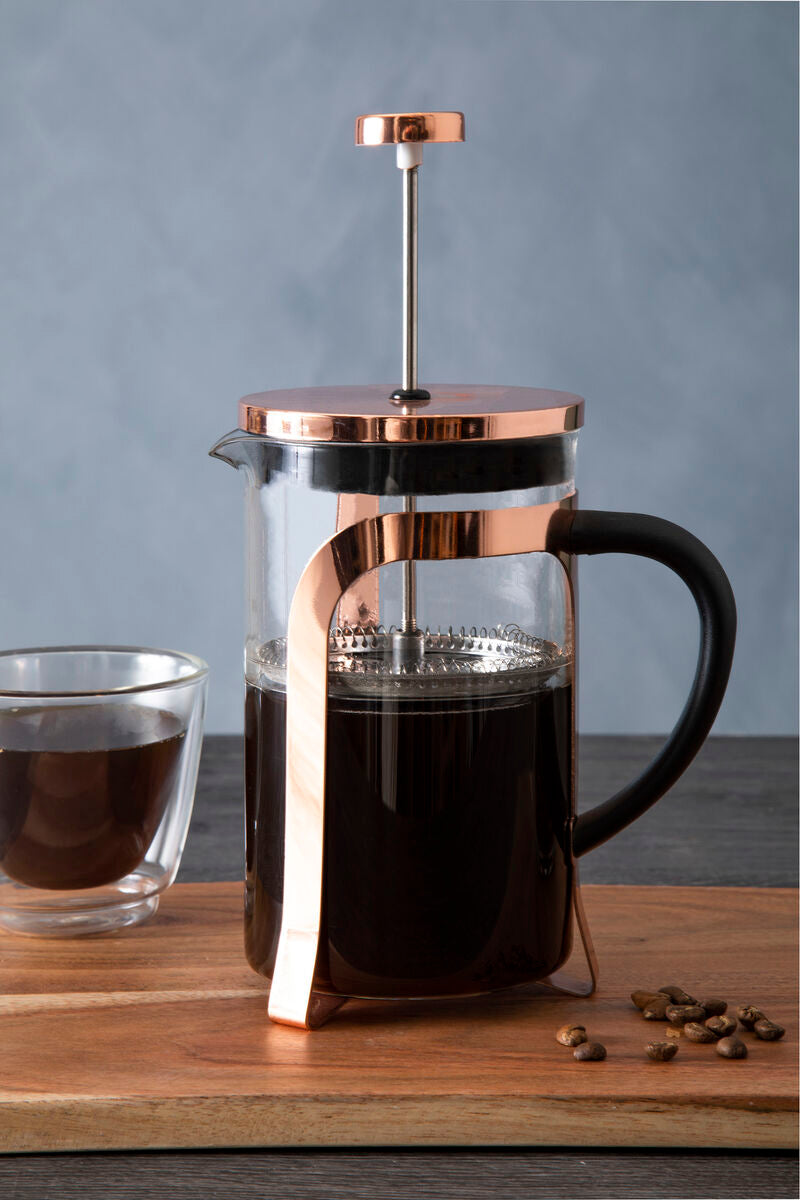Orsina Akeala Rose Gold French Press Cafetiere - 800ml Coffee Maker