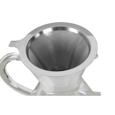 Orsina Tova Pour-Over Coffee Pot – 400ml Glass Brewer with Filter