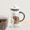 Orsina Akeala Matte White French Press Cafetiere - 350ml Glass Beaker