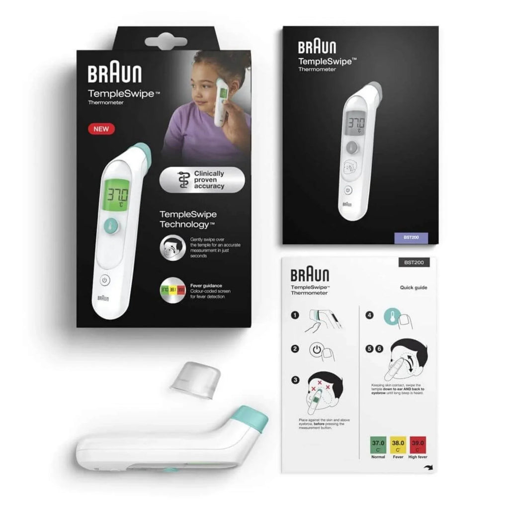 Braun BST200 TempleSwipe Forehead Thermometer
