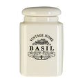 Orsina Vintage Home Ceramic Spice Jars – Set of 6 Cream Canisters