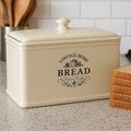 Orsina Vintage Home Cream Ceramic Bread Bin | Farmhouse Kitchen Storage
