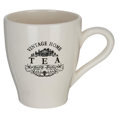 Orsina Vintage Home Cream Tea Mug – Ceramic Farmhouse Coffee Cup