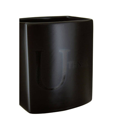 Orsina Black Stoneware Utensil Holder – Modern Kitchen Tool Organizer