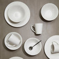 Orsina Elmira 12 Piece White Porcelain Dinner Set | Modern Tableware