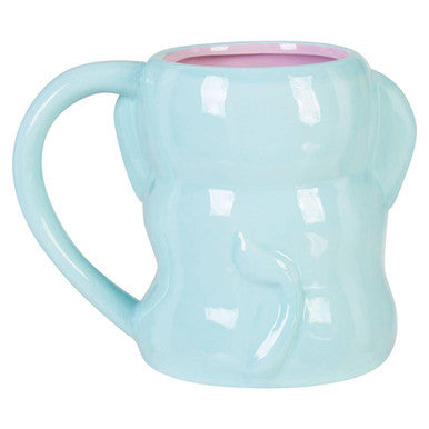 Orsina Gigil Elephant Mug – Green Ceramic Kids Cup with Easy-Hold Handle
