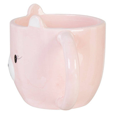 Orsina Gigil Bear Mug – Pink Ceramic Novelty Cup for Kids and Adults