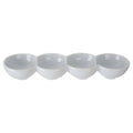 Orsina Dela 4 Section Snack Dish – White Ceramic Appetizer Serving Tray